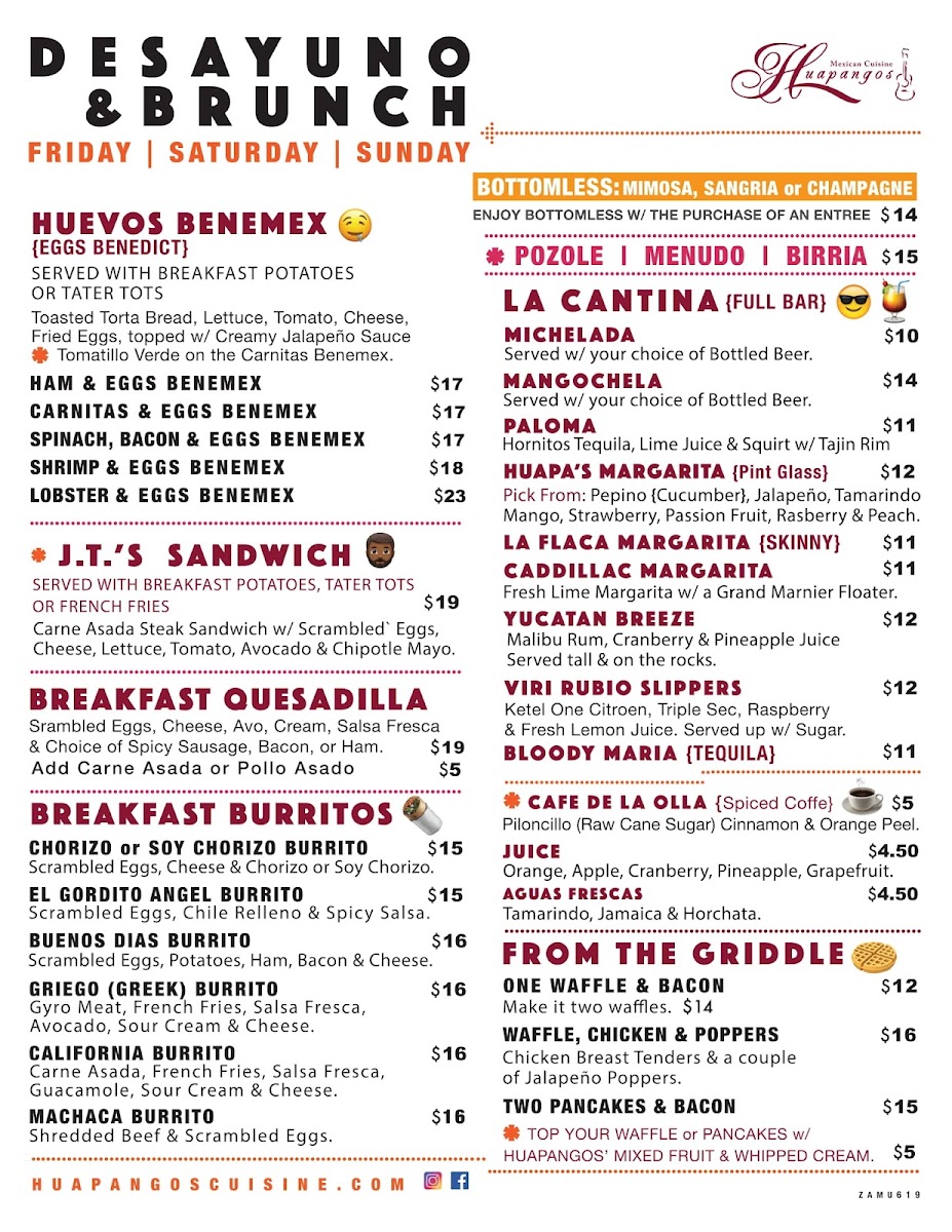 Huapangos Menu - Image 6